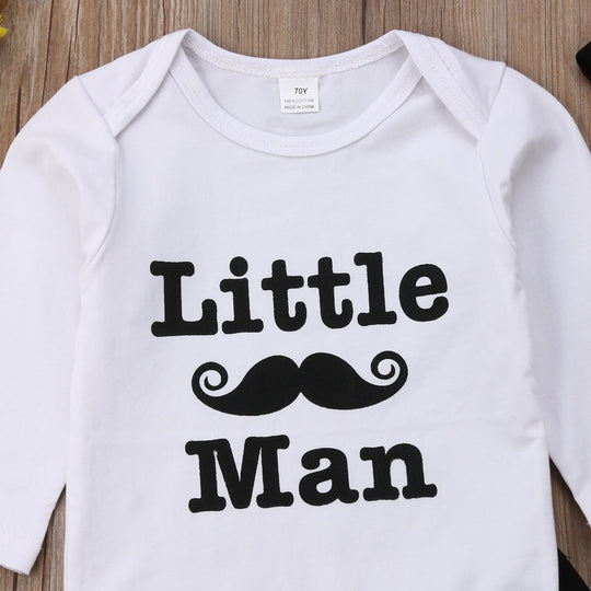 Baby Clothes Set Newborn Kid Baby Boy Beard