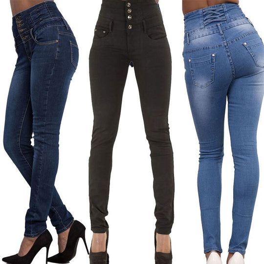 Hot High Quality Wholesale Woman Denim Pencil Pants Top Brand Stretch