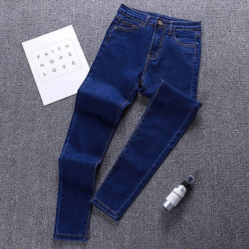 High Waist Jeans Women Pants